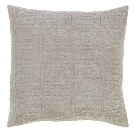Duke Geometric Cotton Velvet Sham