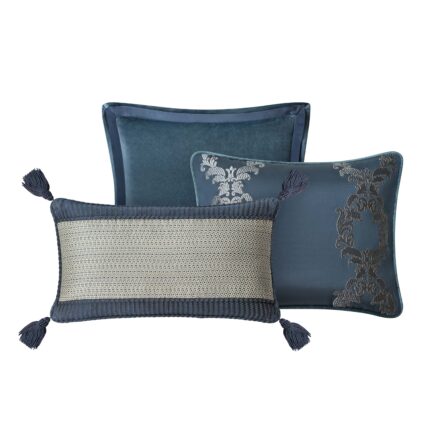 Everett Teal Decorative Throw Pillow Set of 3