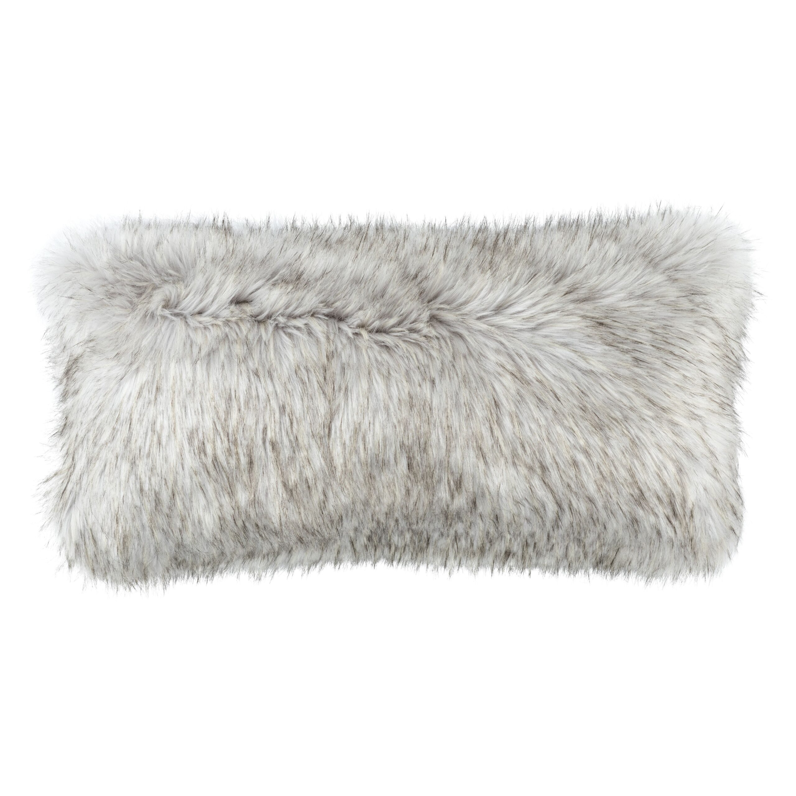 FauxFurSilverLargeRectanglePillow.jpg