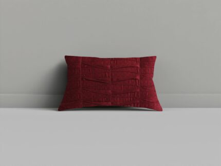 Bebejan Magenta Floral Oblong Decorative Throw Pillow - Final Sale