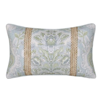 Pasadena Chambray Boudoir Decorative Throw Pillow 21" x 14"