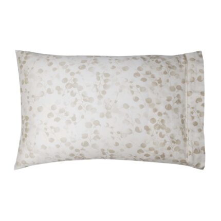 Rosée Beige 300 Thread Count 100% Cotton Sateen Pillowcase Set