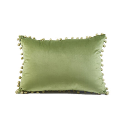 Ball Trim Decorative Throw Pillow